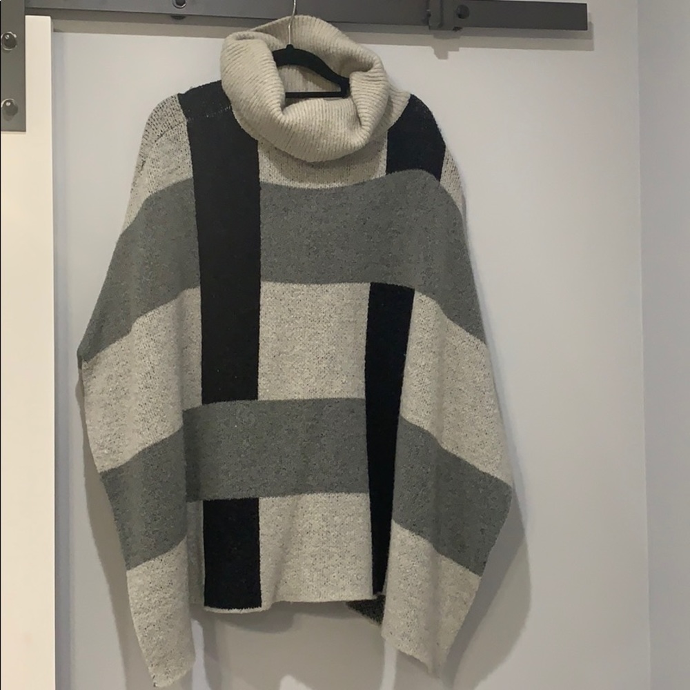 ZARA color lock poncho
